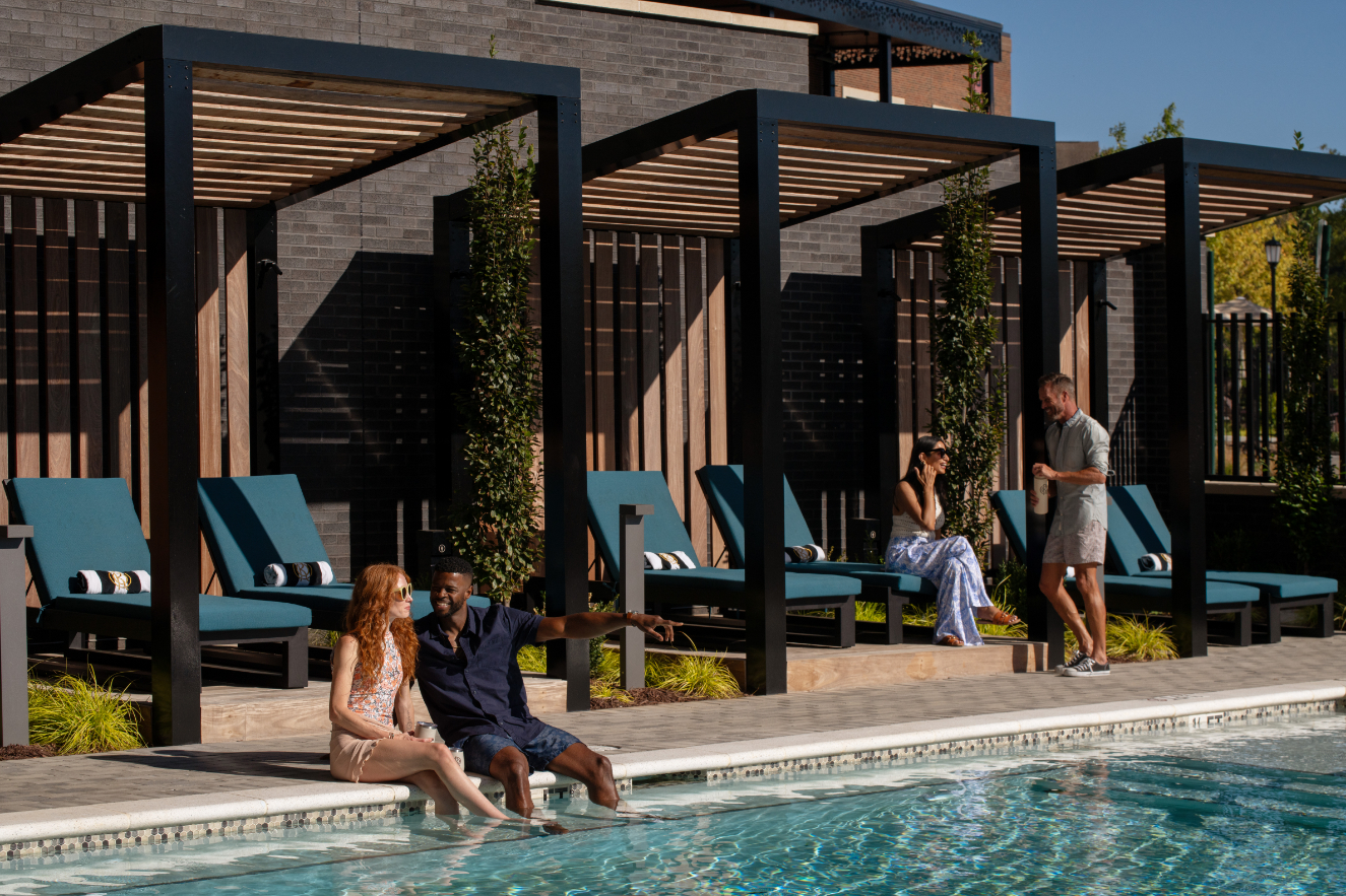 Lifestyle Poolside Cabanas