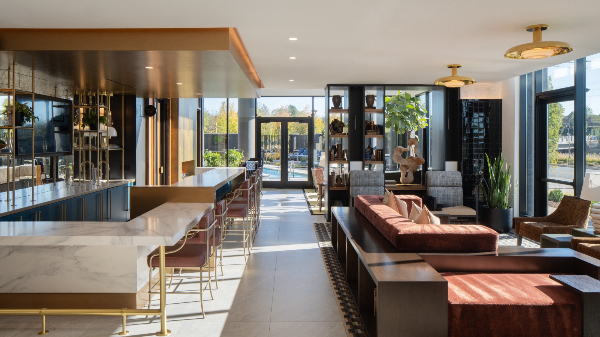 Oro Ballantyne Lobby Clubroom