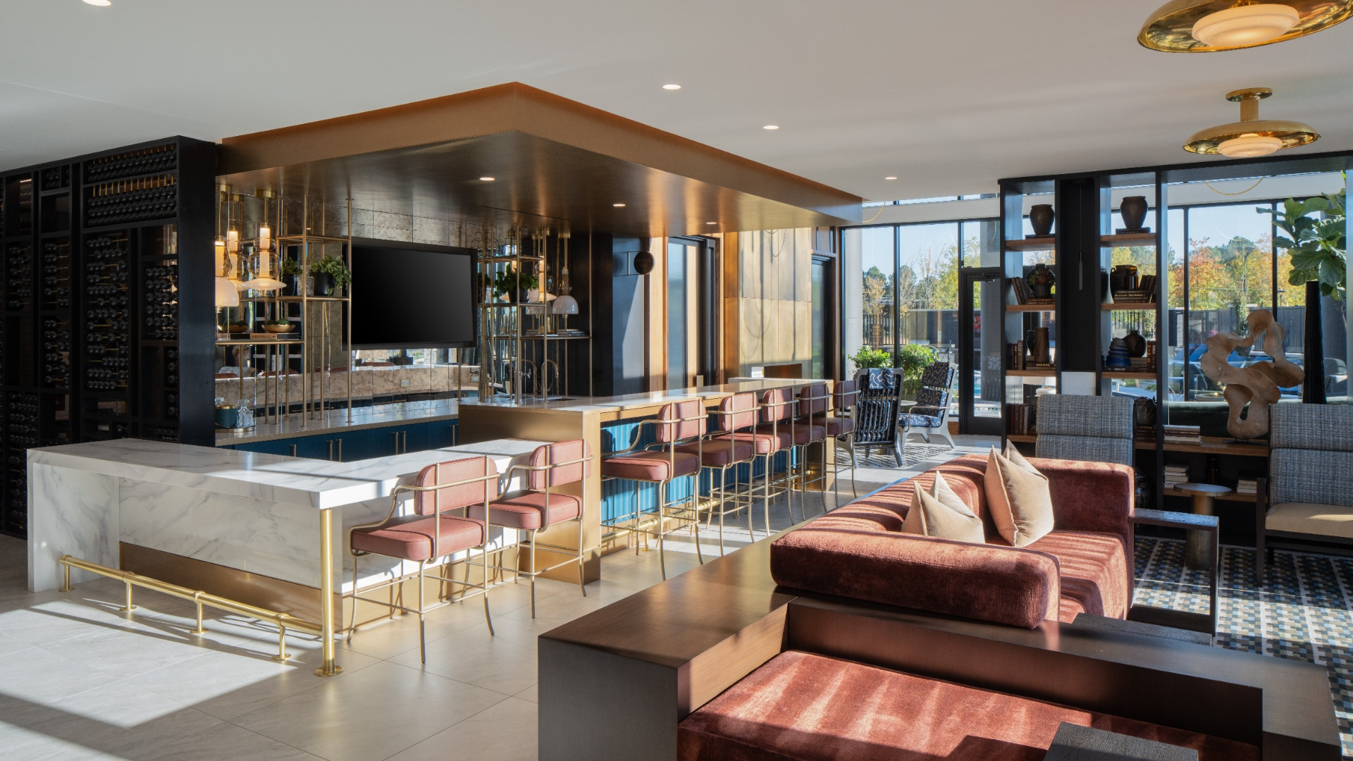 Oro Ballantyne Lobby Clubroom