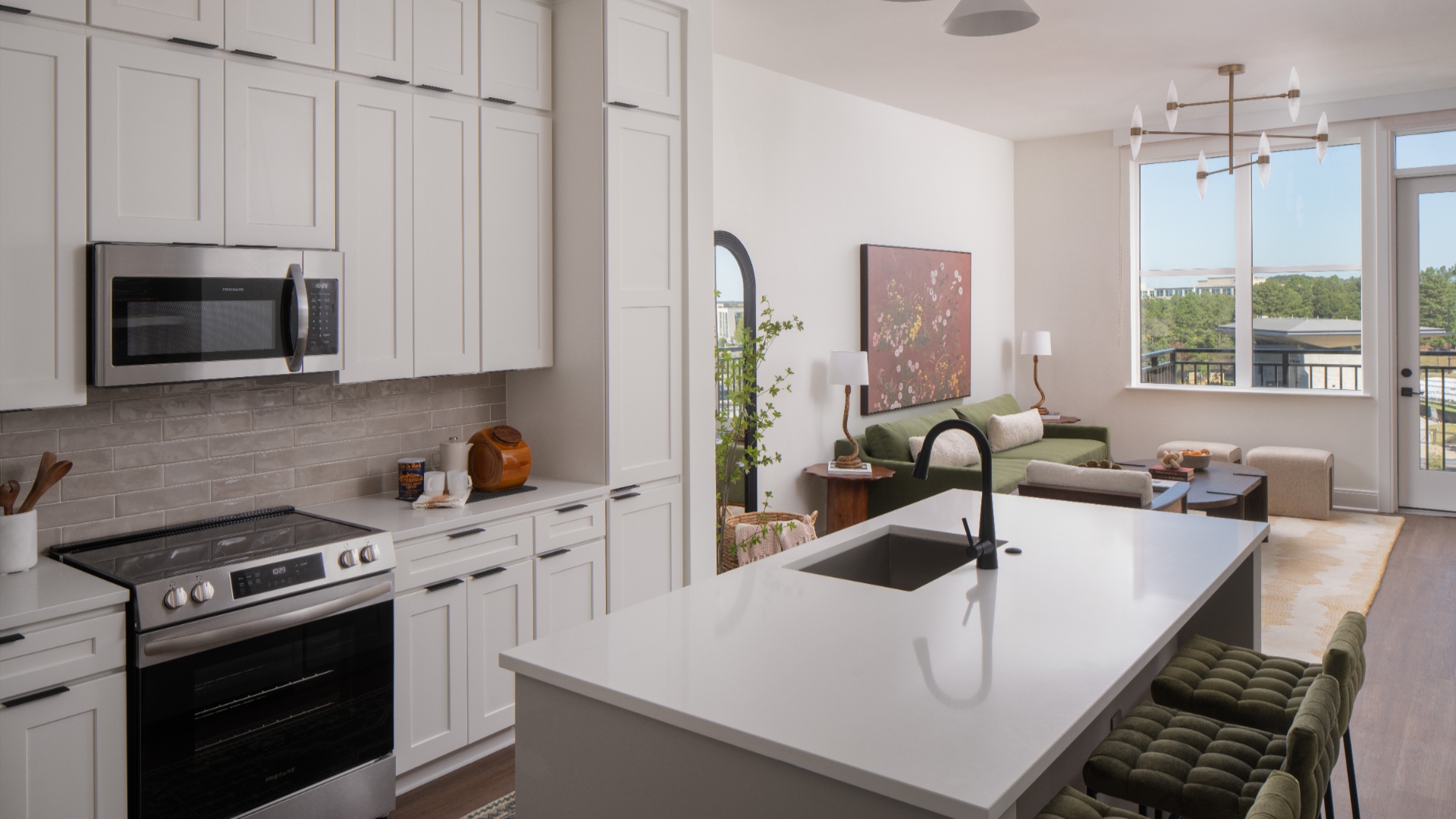 Oro Ballantyne One Bedroom Apartment Kitchen