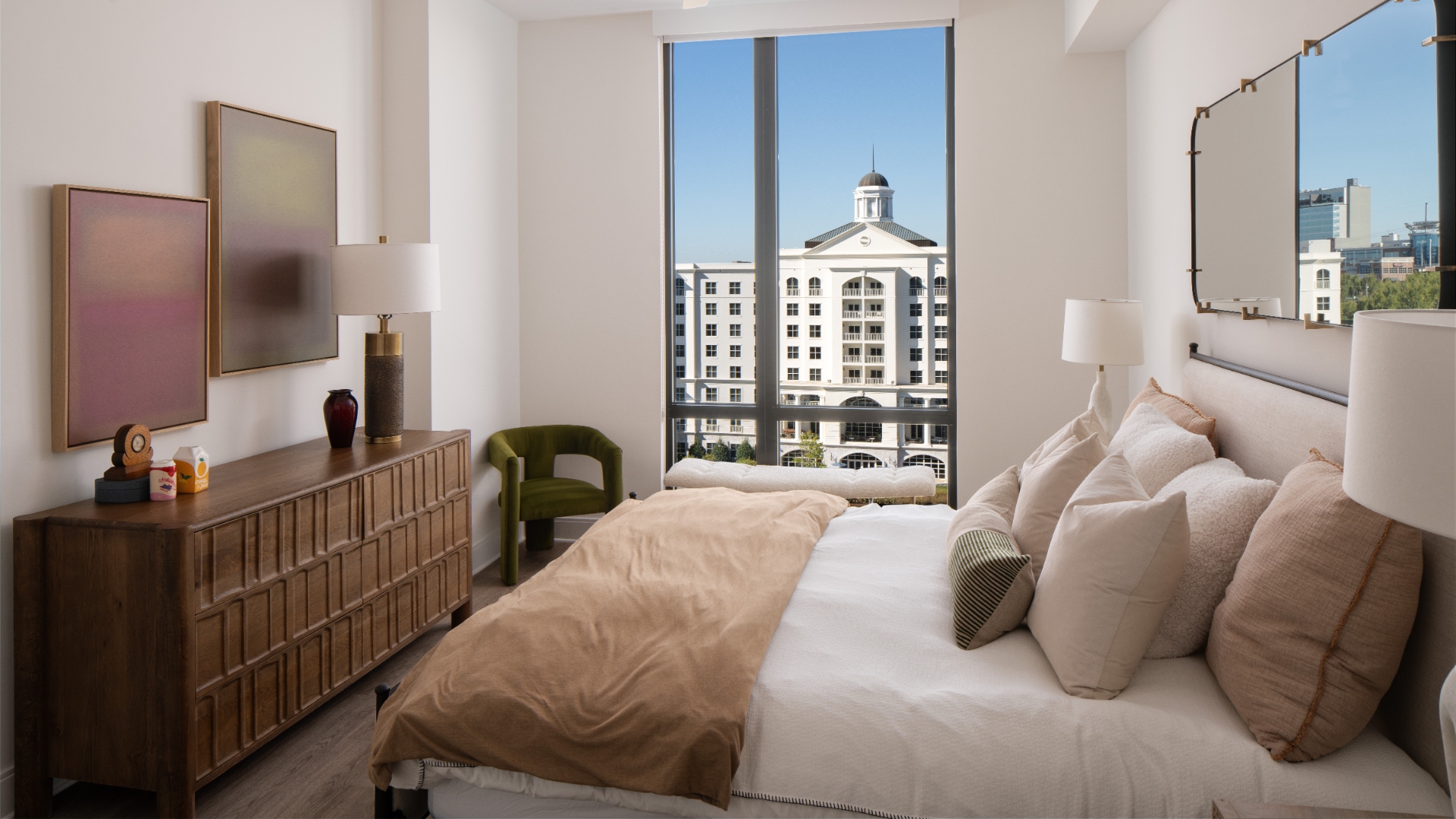 Oro Ballantyne Two Bedroom Apartment Bedroom