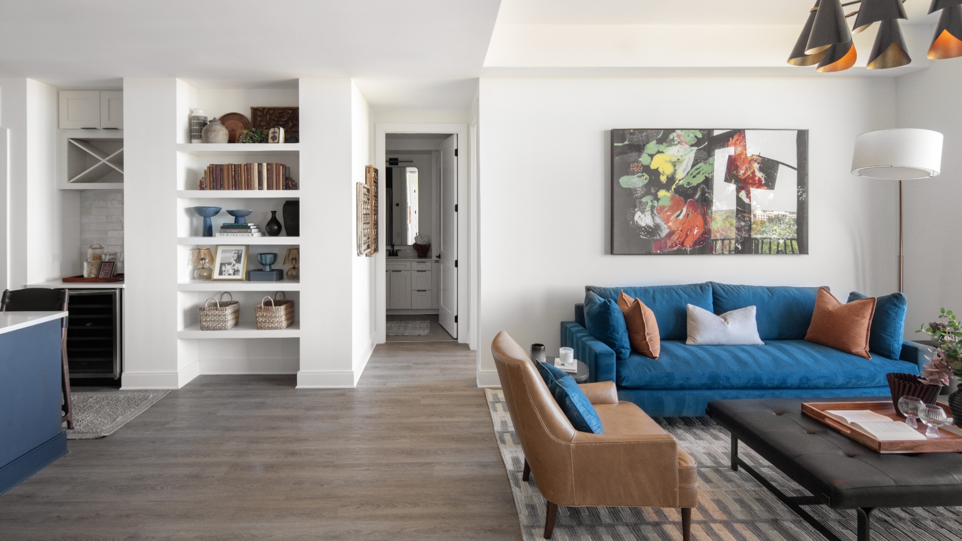 Oro Ballantyne Two Bedroom Apartment Living Room